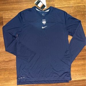Nike Men's Blue Long Sleeve Shirt